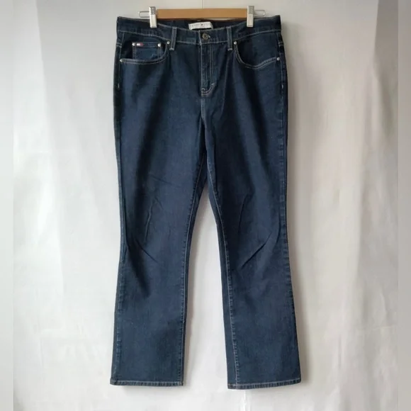 Tommy Hilfiger Dark Wash Bootcut Jeans – Size 14 (36 x 32) - Picture 9 of 9